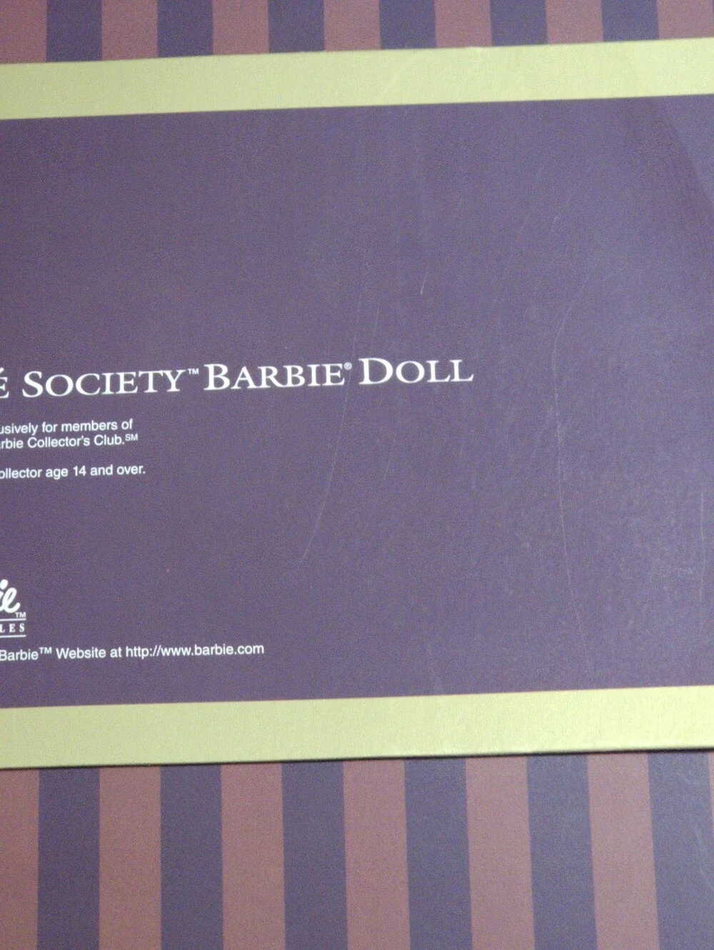 NRFB MIB 1997 Cafe Society Barbie Members Choice Second Edition #18892